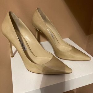 Brand New Jimmy Choo Nude Romy 100 Pumps